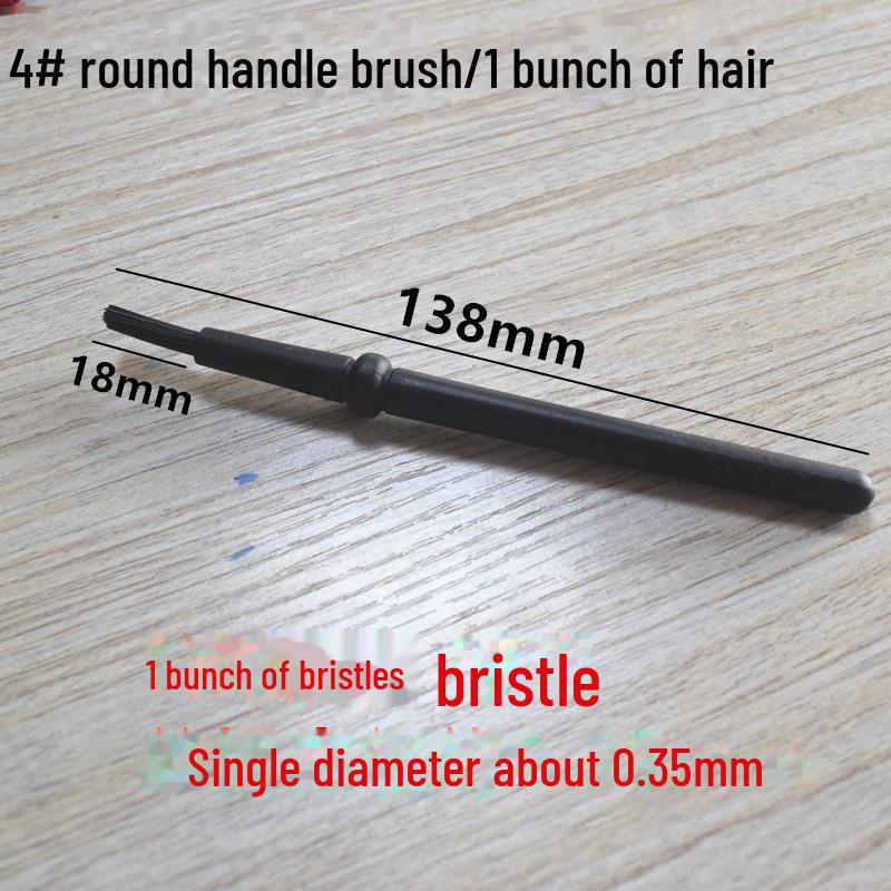 Ensemble de brosses antistatiques pour nettoyer téléphone, ordinateur, poussière de clavier et cartes PCB avec manche rond coudé