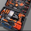 Multifunction Electric Handheld Drill & Screwdriver Set - Impact, Woodworking, Pistol Drills with Toolbox