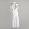 2026 New Women Summer Cotton Long Dress Sleeveless Sexy V-Neck Boho Maxi Dress Loose Style Long Dress Clothes