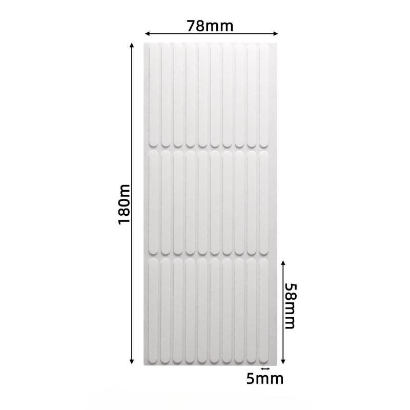 

Wearing The Nail Art Jelly Tape, The Invisible Nano Double-sided Special Display Double-sided Tape Is Crystal Cute White background 5pcs