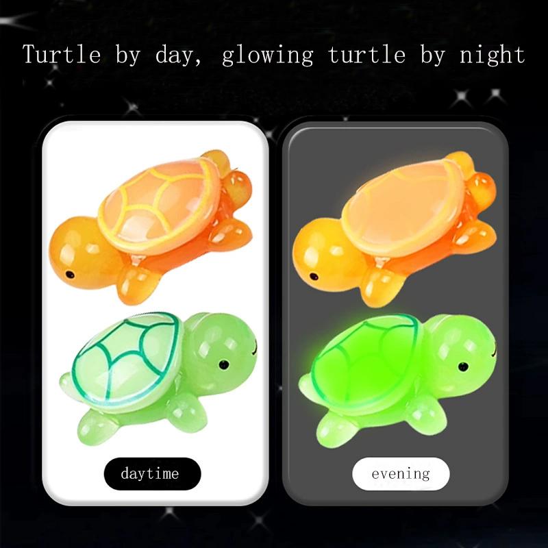 17cm Jumbo Openable Glow-in-the-Dark Turtle Doll Oversized Soft Toy Storage Box Sea Turtle Ornament for Kids
