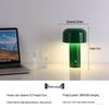 Italian Mushroom Table Lamp: Nordic Rechargeable Night Light for Restaurant, Bar, or Bedside Atmosphere.