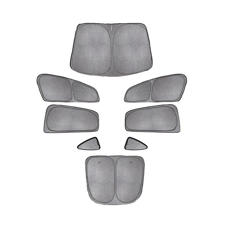 Tesla Model X Frost Crystal Sunshade for Wing Doors & Front Sunroof