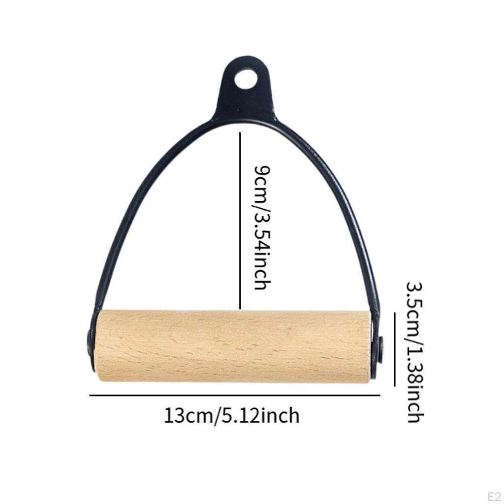 LAT Pulldown Attachment D Ring Handle Grip Pulley System Part Replacement Arm Wrestling