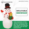 ABWR-150Cm LED Illuminated Inflatable Snowman Air Pump Night Lamp Inflatable Toys Indoor Outdoor Christmas Decor