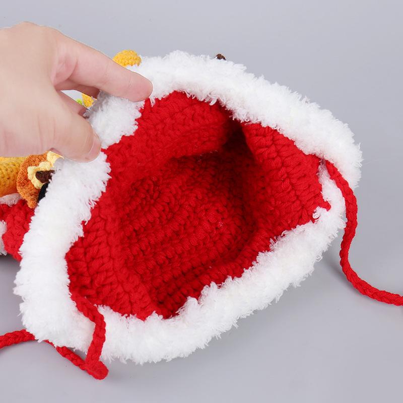Pure Handmade Parent-child Tiger Head Hat Children's Autumn and Winter Warm Wool Hat Chinese Style Lion Hat New Year's Tiger Children's Hat