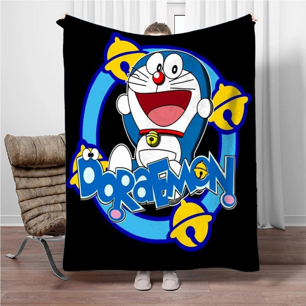 Doraemon Japonský Anime Deku Dívky Kluci Plyšový Dekorační Deku na Pohovku Novinka Teplý Deku na Všechna Roční Období Děti Student Děti Dárek