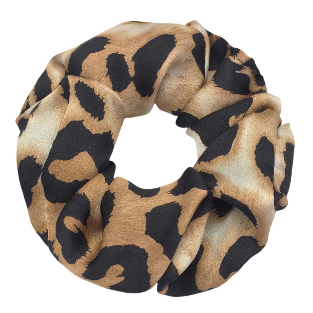 Leopard Print Scrunchies Hair Tie Hair Rope High Elasticity Elastic Hair Band Ponytail Holder Elegant Women Hair Accessories