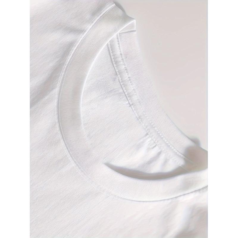 European sizes Outdoor Natural Vintage Forest Fashion Letter Print T-shirt, Short Sleeve Crew Neck Casual Top for Summer & Spring, Women's Clothing