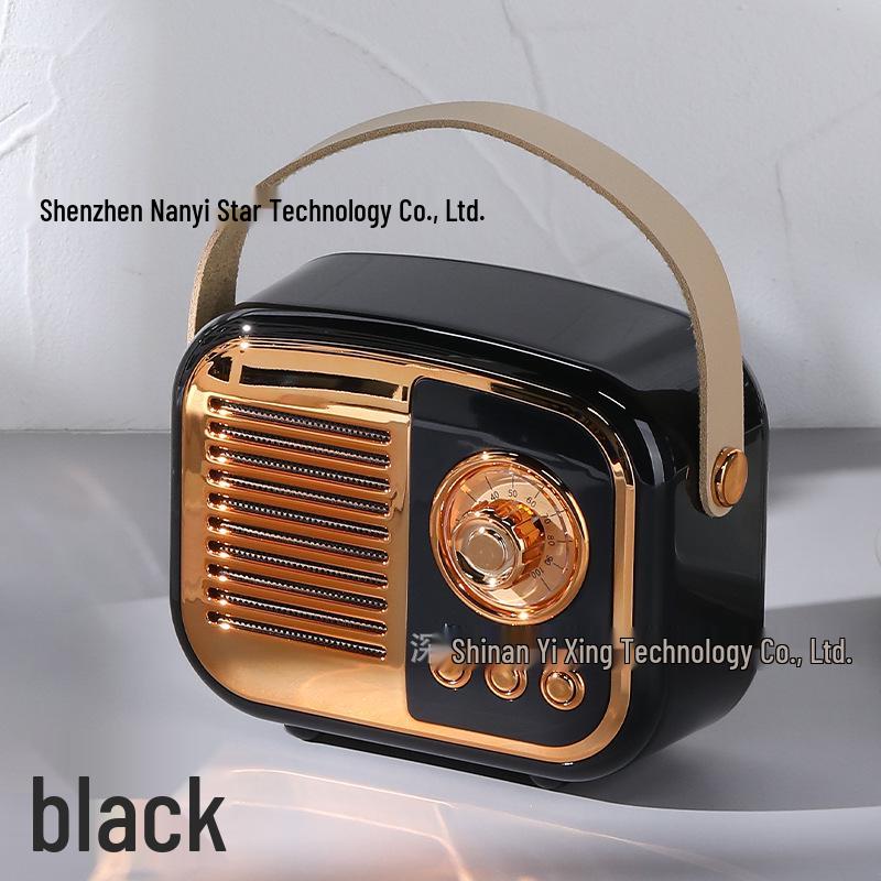 Retro Mini Portable Bluetooth Speaker with Card Slot - Wireless and High-Value Gift
