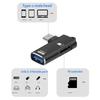 Aluminum USB Type C Data Link Small Storage Card Reader USB Rapid Processor For Camera Laptop Phone Tablet And Computer
