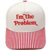 I'm the Problem Fun Embroidery Color Matching Truck Driver Hat Men's and Women's Casual Shade Baseball Cap