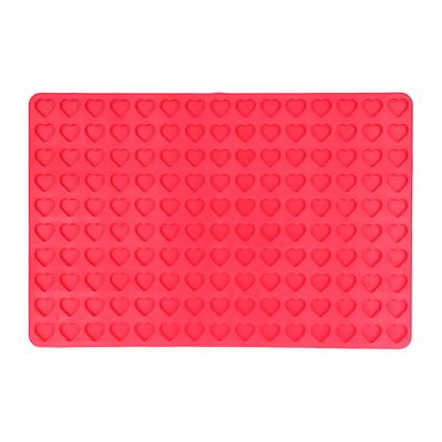 Pet Cookies Mold Silicone Non Stick Mini Love Heart Shaped DIY Pet Snack Making Mold for Chocolate Cake Pudding