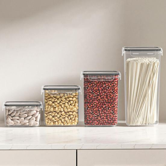 Versiegelte Box mit Schnalle, Kunststoff-Lebensmittelaufbewahrung, 800/1400/2000/2800 ml, gute Abdichtung, staubdicht, verdickter Snack