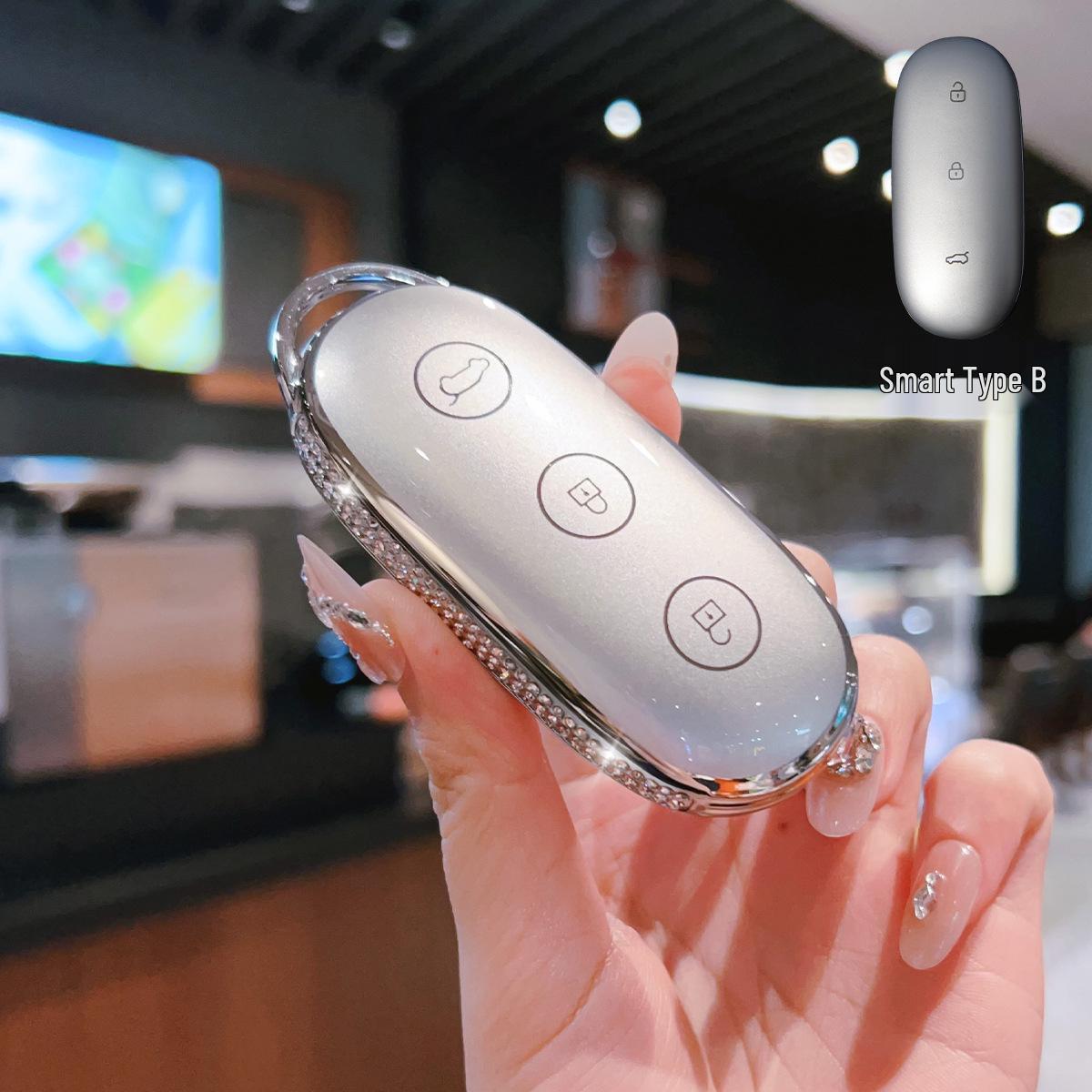 Li Auto Key Case for 2024 Models: L9, L8, L7, L6, One - Unisex Lock Keyring