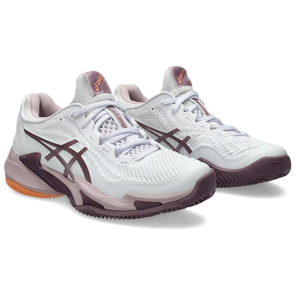 new Asics Court Ff 3 Clay White Watershed Rose Women's
