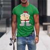 Christmas T-Shirts 3d Funny Santa Claus Print Oversized Tops Tees Mens Shirts Summer Holiday Casual O-Neck Male Harajuku Clothes