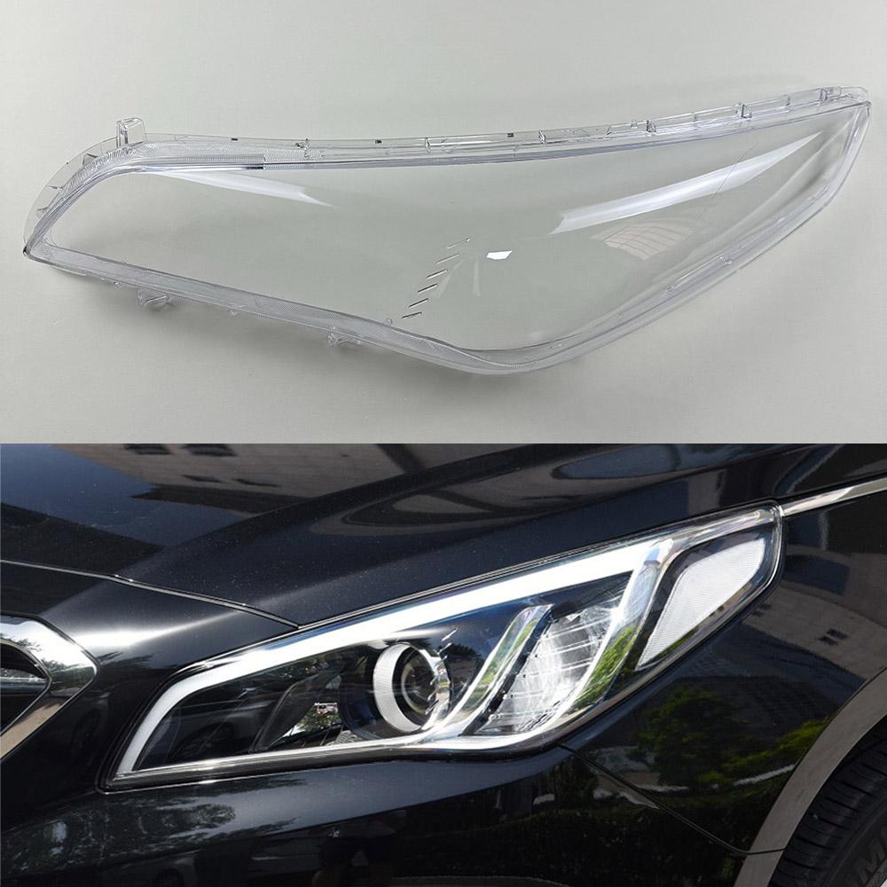 

Headlight Cover Headlamp Shell Transparent Lampshade Case Plexiglass Replace Original Lens For Hyundai Sonata 2015 2016 2017 Left