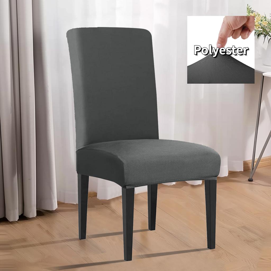 Dining Room Chair Protector Slipcovers Set of 4/8 Stretch Removable Washable Seat Cover for Kitchen Home Decoration Chair Cover
