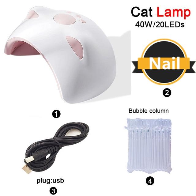 84W UV LED Nail Lamp 90W Manicure Lamp Nail Dryer 4 MODE with Motion Sensing LCD Display Touch Switch Curing Poly UV Gel Light
