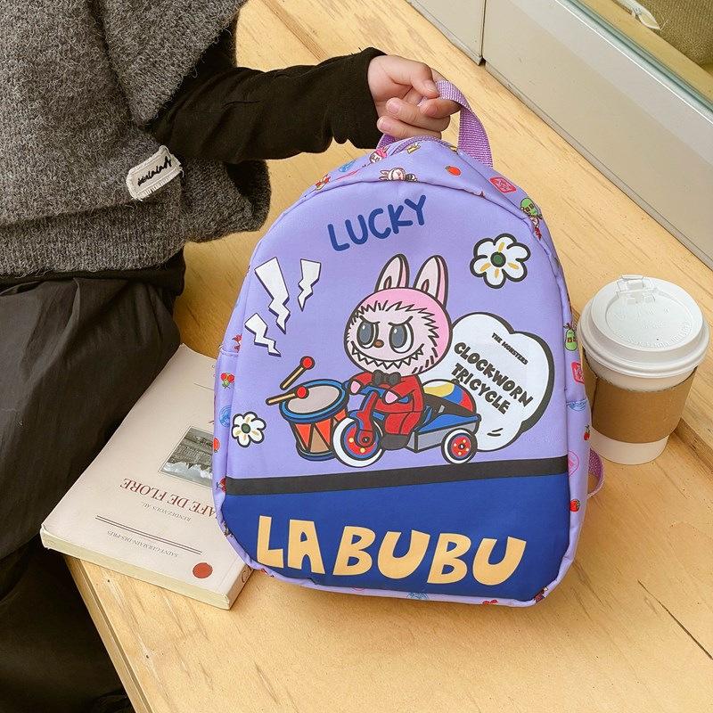 Labubu  School Bag Trend Backpack Bag Children's Cute Fun Casual Backpack New Fashion Little Girl Cute Cartoon
