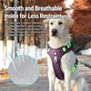 Adjustable Strap Tactica Vest Breathable Lining Dog Harness and Leash Set  for Medium Large Dogs