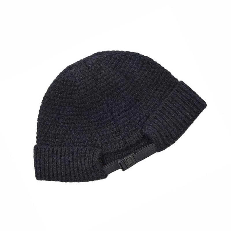 1PC Berretto da Teschio Caldo Berretto Invernale Cappellino da Baseball Hip Hop Fibra Acrilica Uomo Cappello Lavorato a Maglia Autunno Outdoor Berretto Piegato Morbido