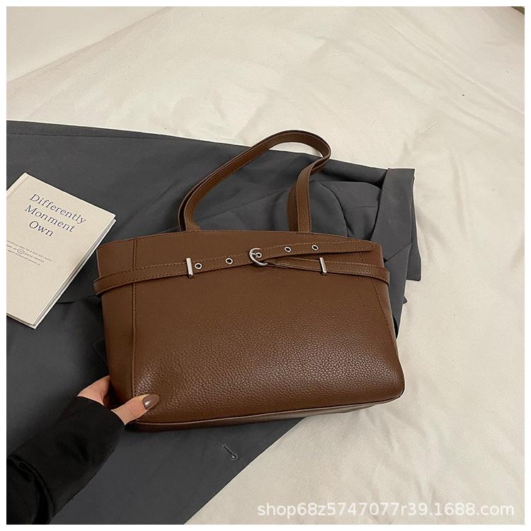 Premium Sense Large-capacity Bag Women's 2025 New Spring and Summer Commuting Versatile Shoulder Bag Fashionable Portable Tote Bag