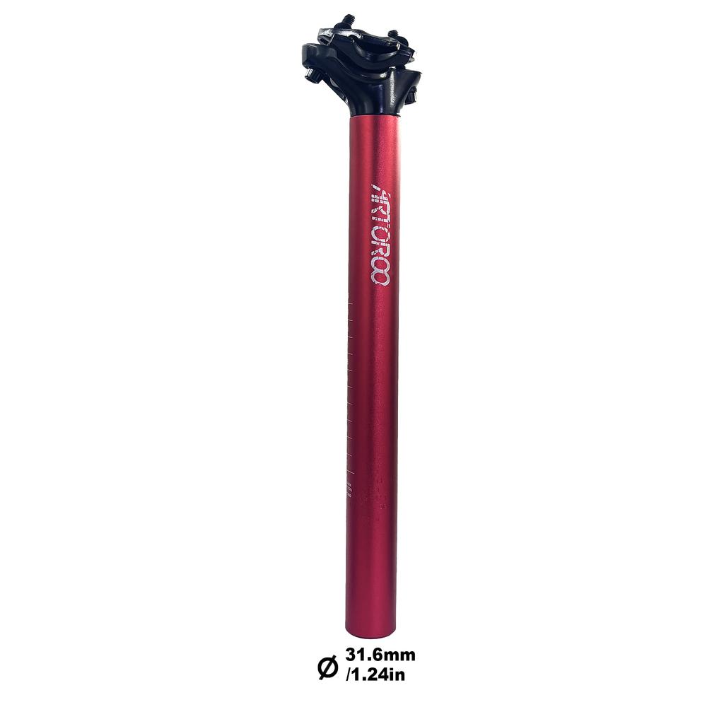 ARTOROO Mountain Road Bicycle Seatpost Ultralight Aluminum Alloy MTB Bike Seat Post Seat Tube 27.2/31.6mm*350mm Cycling Parts
