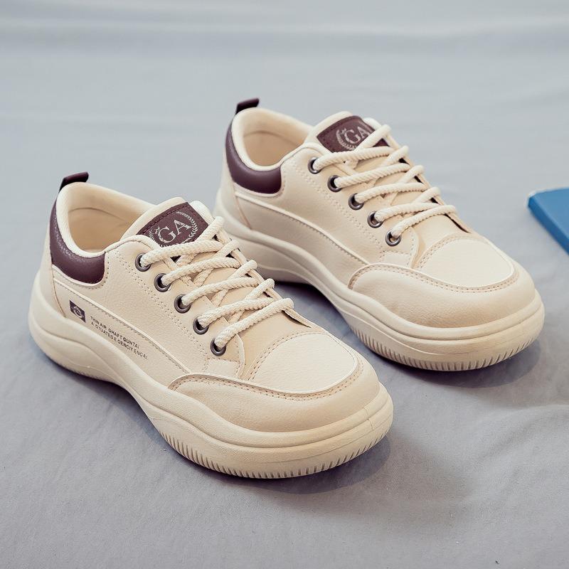 Spring little white shoes women's shoes new thick-soled heightening board shoes soft sole