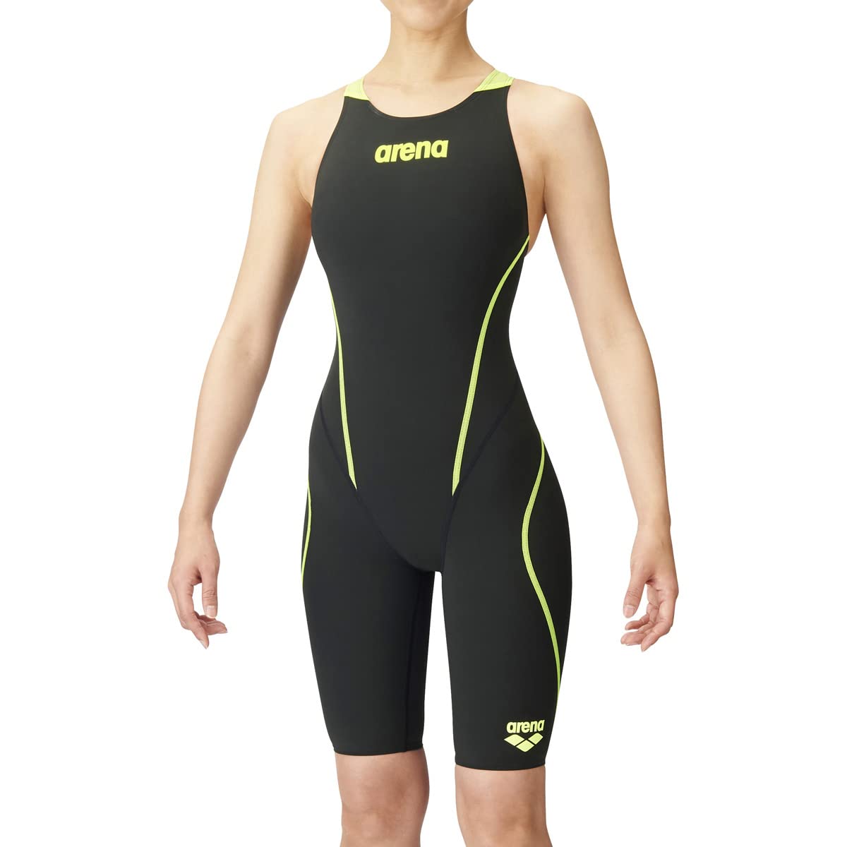 

Купальник для соревнований Arena, полукомбинезон с открытой спиной, размер O, эластичная ткань для соревнований [Одобрено FINA] (арена) Женщины [AQUAFORCE