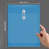 10pcs A4 Clear File Folders File Envelopes Organiser Bags Thickened Clear Visibility Waterproof Protection Keeps Items Safe