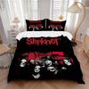 3Pcs Slipknot Band Poster Bedding Set Soft Fabric Duvet Cover Pillowcases Home Christmas Xmas Halloween Gift 1 Duvet Cover 2 Pillowcase G1187
