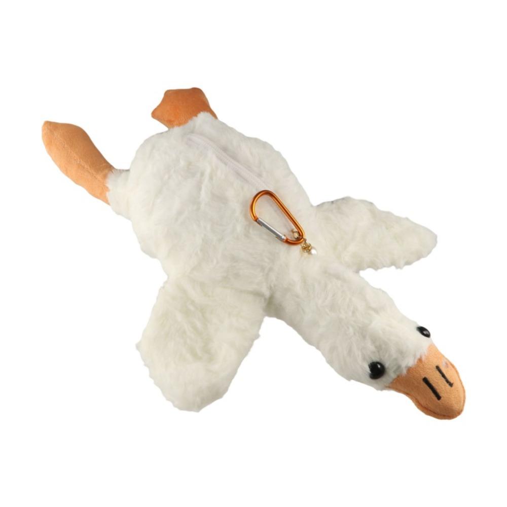 

Пенал плюшевые пеналы мягкая игрушка сумка для хранения канцелярских принадлежностей белый гусь ручка сумка студент белый