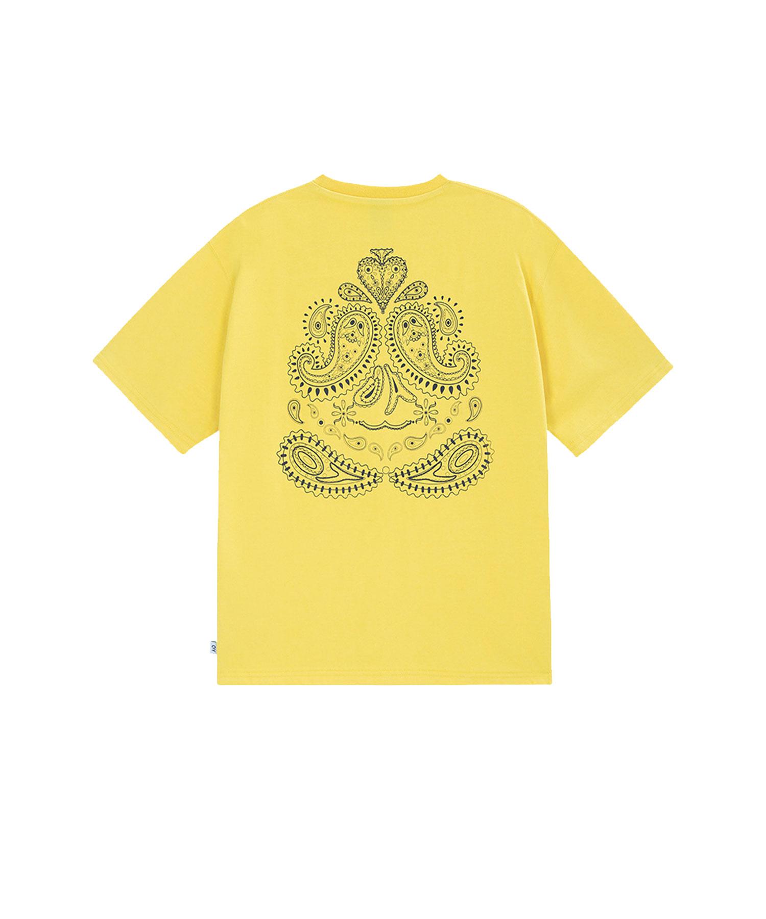 Oy Paisley Logo T-Yellow Yellow/1Size