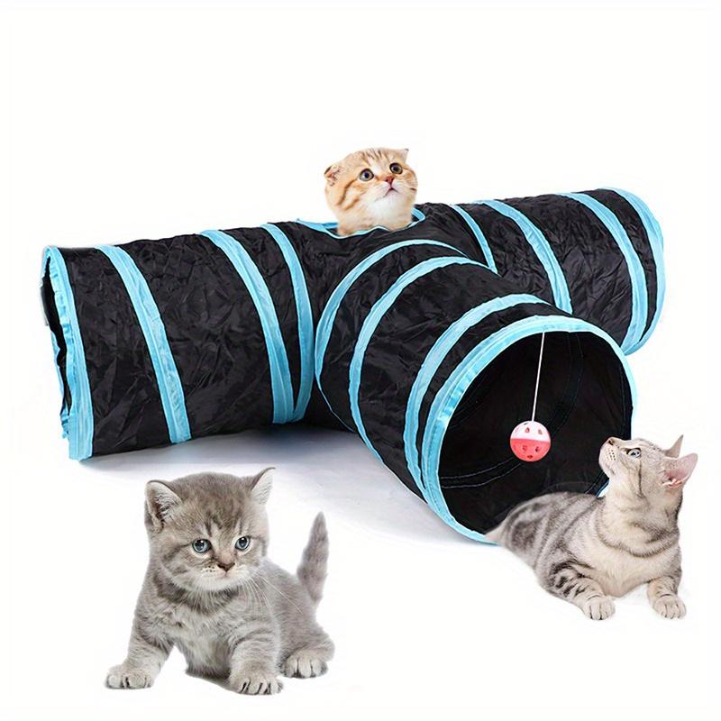 Katzentunnel Faltbarer Katzentunnel Haustierbedarf Katze S T Y Durchgang Spieltunnel Katzenspielzeug Atmungsaktive Bohrtrommel für Innen lautes Papier
