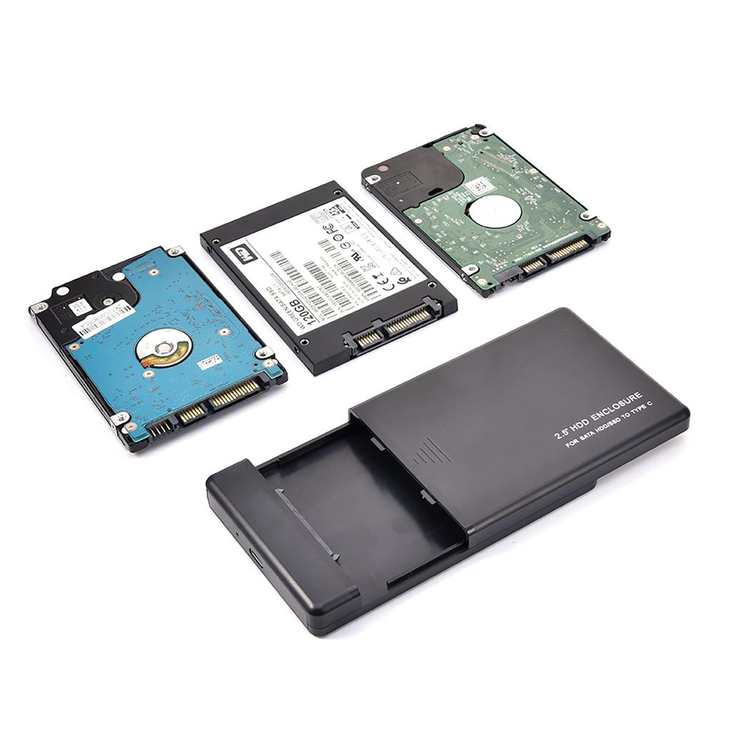 TA 2.-inch USB2.0 3.0 Type- 3.1 Mobile Hard Drive Box 5Gbps Laptop External Hard Drive Enclosure Hard Disk Case 3BT
