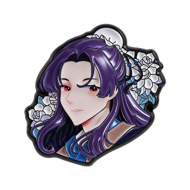 Cartoon Anime Character Enamel Pins Maomao Jinshi Apothecary Japanese Novel Brooches Lapel Badge Jewelry Gift for Friends