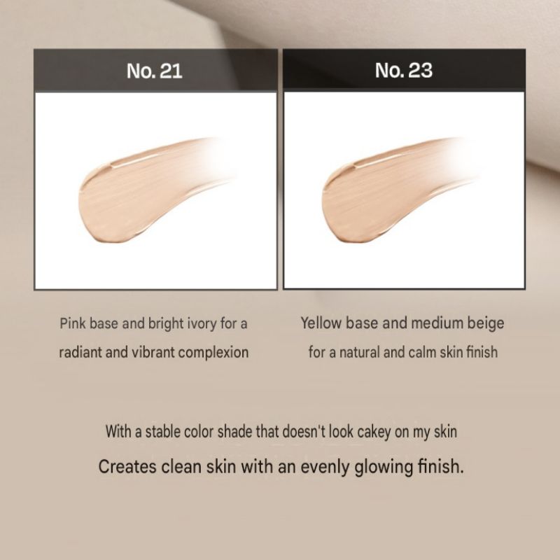 d'Alba Serum Glow Tension Cover Cushion SPF50+ PA++++ 17g + Refill 17g Set – Radiant Long-Lasting Coverage Cushion Foundation