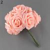 10 st Konstgjorda falska PE Rose Flower DIY Bröllop Hem Party Dekoration
