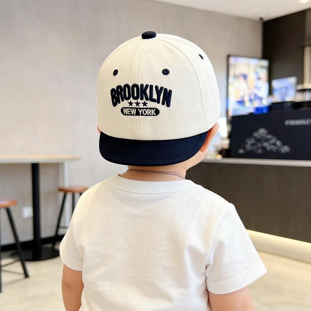 Short-brimmed Children Sunscreen Hat Cotton Baby Peaked Caps Casual Hip Hop Hats