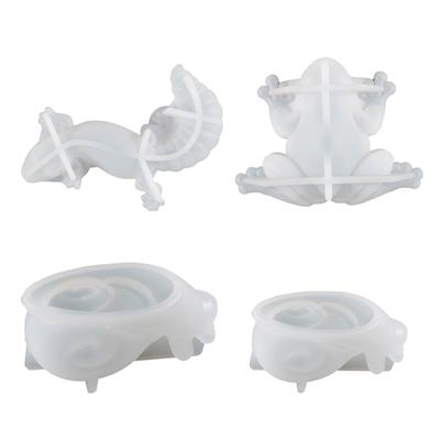 For Frog Lizard Snail Animal Crafts Silicone Mold Epoxy Jewelry Mold Resin Casting Pendant Mold Suitable for Diy Crafts