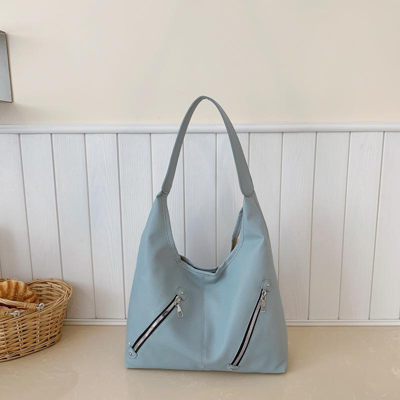 Bag Korean Lazy Wind Underarm Bag 2025 New Large Capacity Tote Bag Wide Shoulder Strap Single Shoulder Casual Backpack