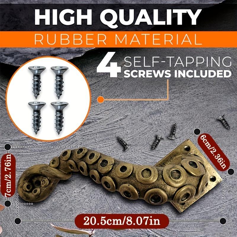 1pc Vintage Octopus Door Handle - Antique Brass Color Door Handle - Decorative Furniture Handle for Garage, Warehouse Door, Fence Door