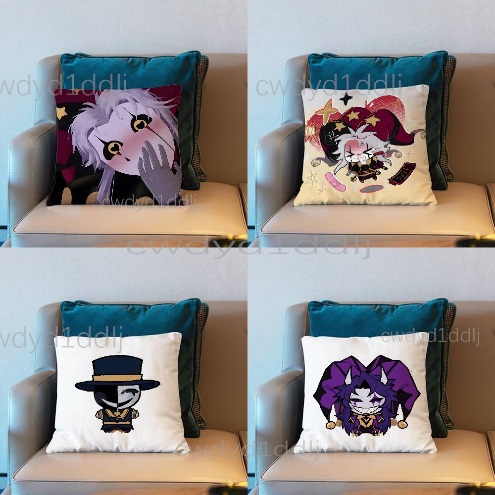 Fine Glasses Unisex Pierrot The F-Freak Circus Pillow Case Cover Square Sofa With For Pattern Comfortable Cushion Suitable Of Room