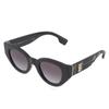 Burberry Meadow Grey Gradient Oval Ladies Sunglasses Be4390 30018g 47