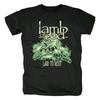 Lamb of God Heavy Mental Band T-shirt Mens 100% Cotton Tshirt Summer Short Sleeve Graphic Tee-shirt Harajuku Streetwear T Shirts