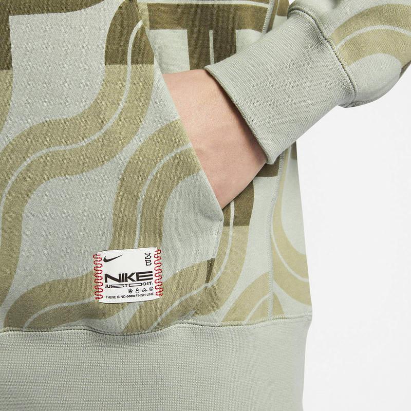 Nike Cny As M Nsw Aop Year Of The Snake Limited Fashion Comfortable Soft Hoodie Men hoodies Light-Green HV8207370