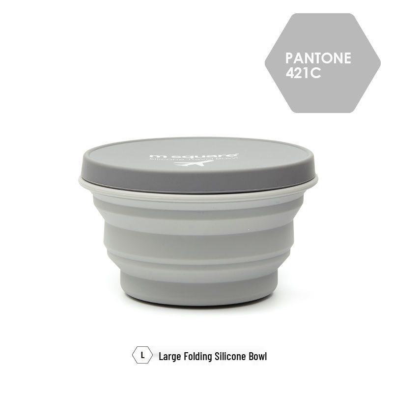 Large Capacity Outdoor Silicone Folding Kettle for Open Flame Boiling - Ideal Camping Cookware & Tableware