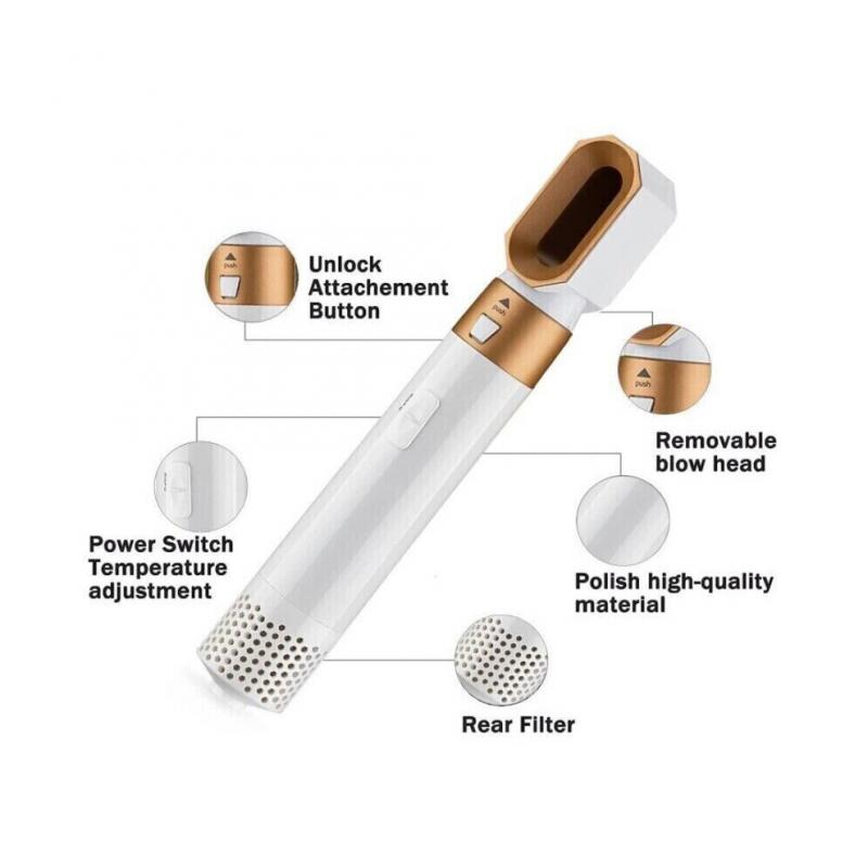 5-in-1 Haarstyler Airwrap Air Styler mit Heißluftbürste Haartrockner, Glätteisen Wickler